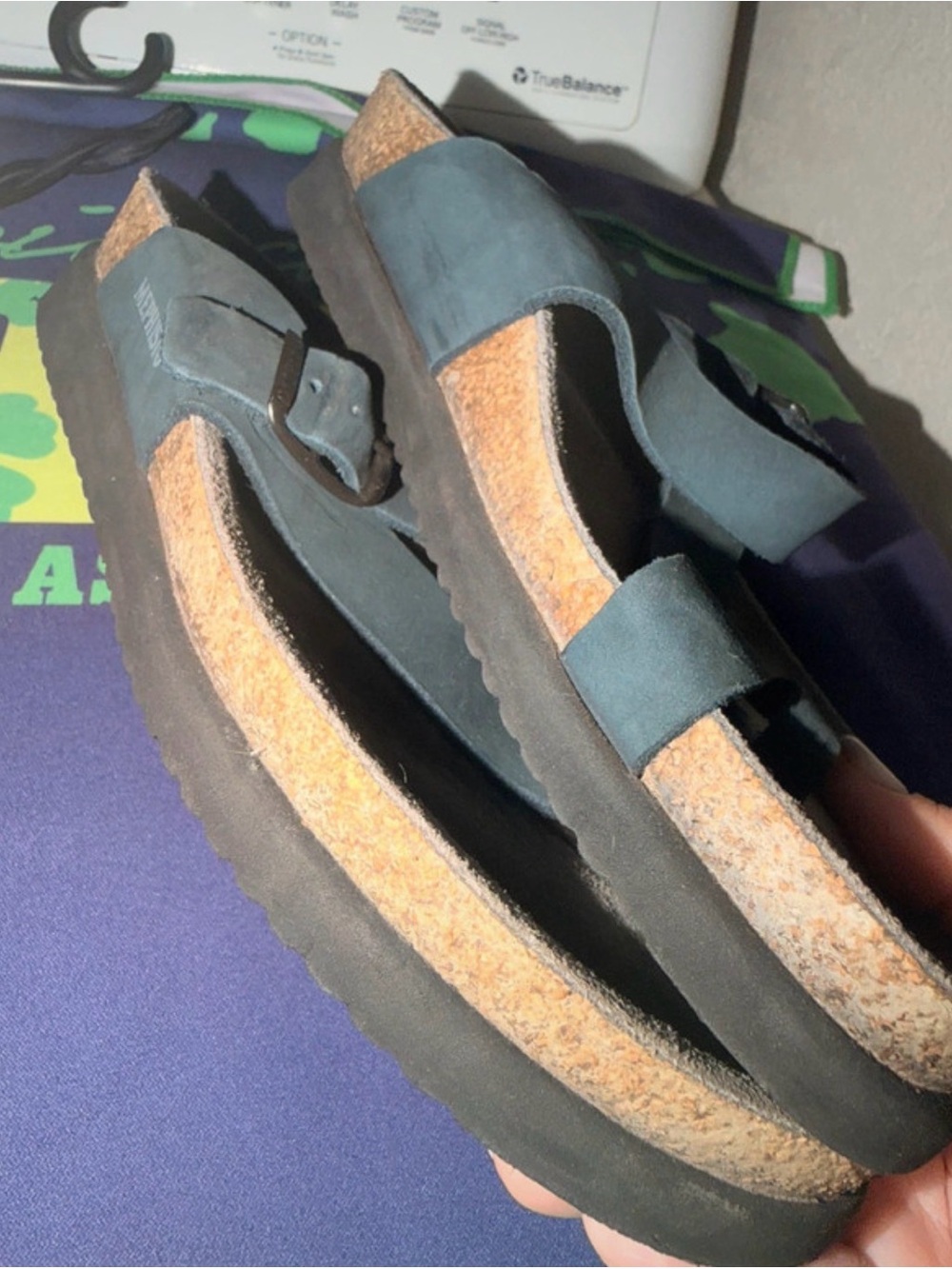 Mephisto Women's Helen Blue Sandals - Picture 5 of 7